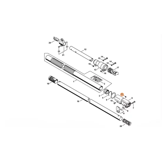 STIHL  Nakrętka sześciokątna M5 9210 260 0700